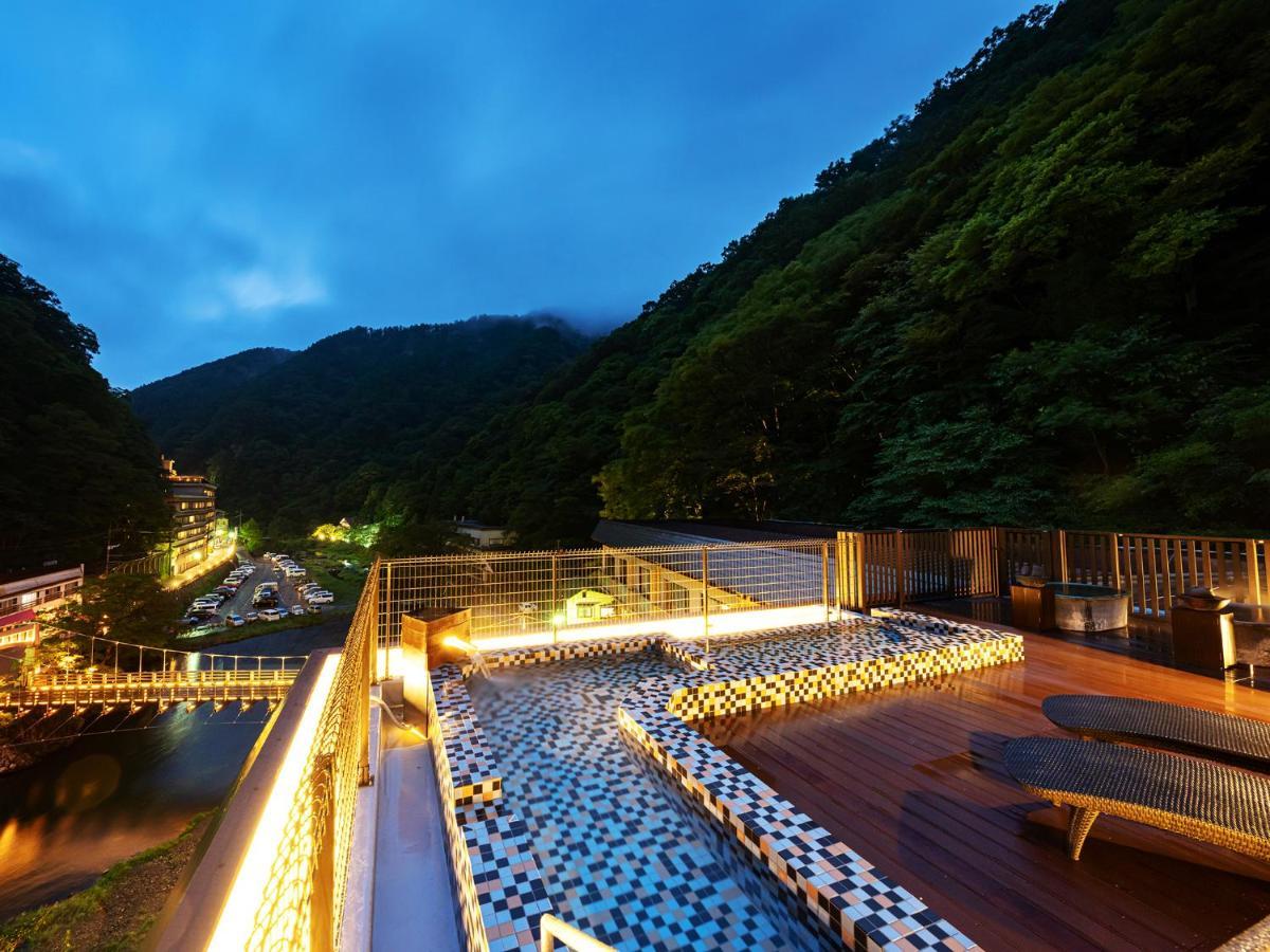 Hakkei Hotel Maniwa Exterior foto